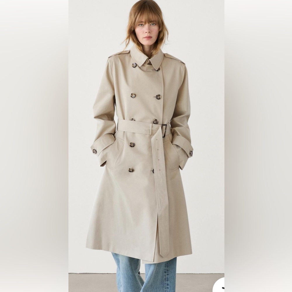 Massimo dutti trench coat